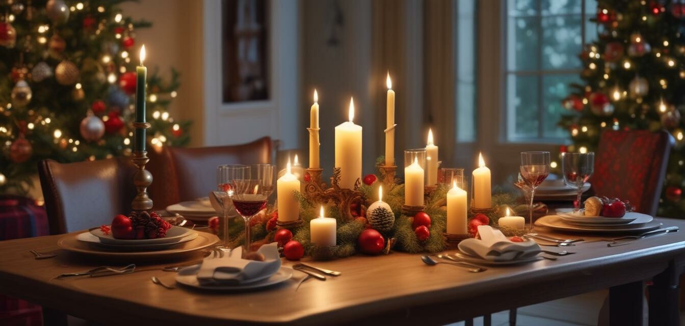 Holiday Decor Ideas Featuring Solid Oak Tables